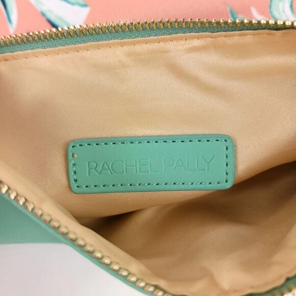 Rachel Pally Green Palm Leaf Reversible Clutch - Picture 4 of 5
